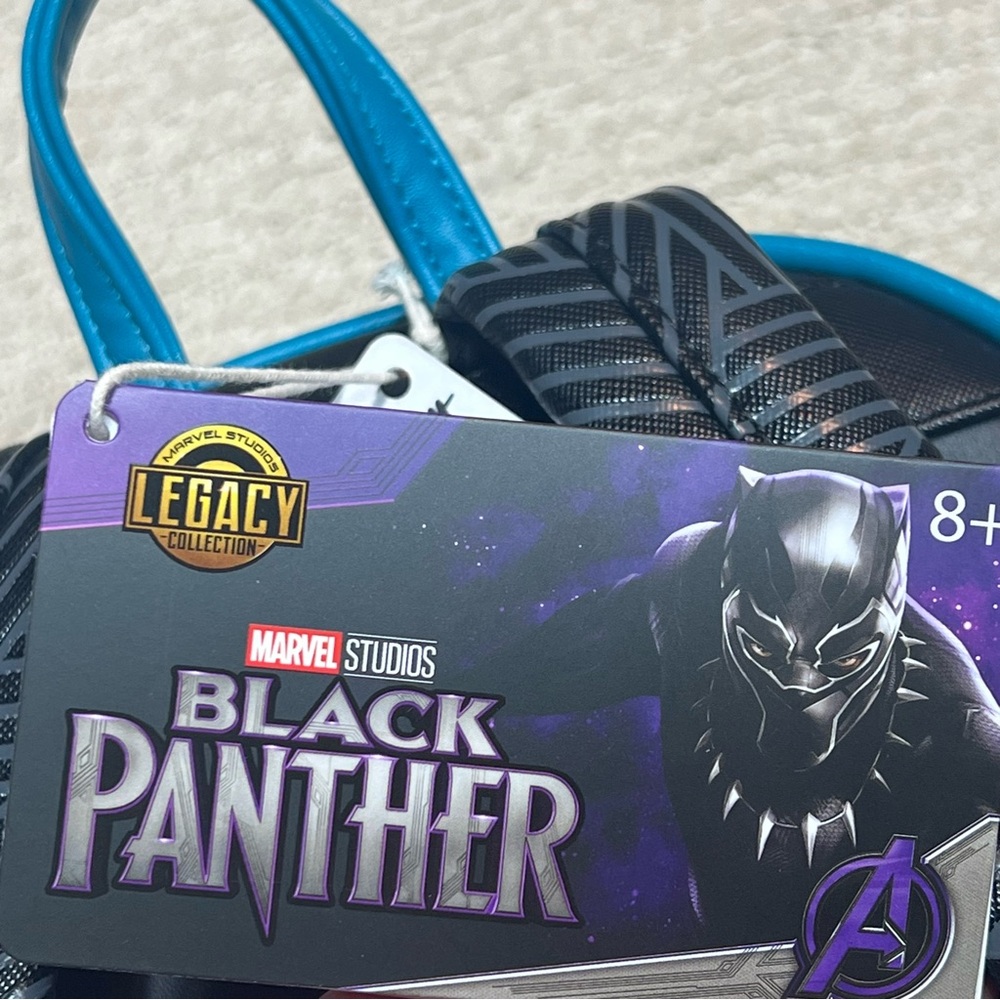 Loungefly Marvel Mini Backpack Black Panther Legacy Wakanda Forever NWT - Picture 4 of 9